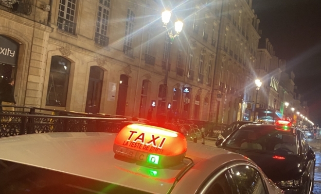 Taxi pour aller place de la comédie , Biganos, Taxi Wissal